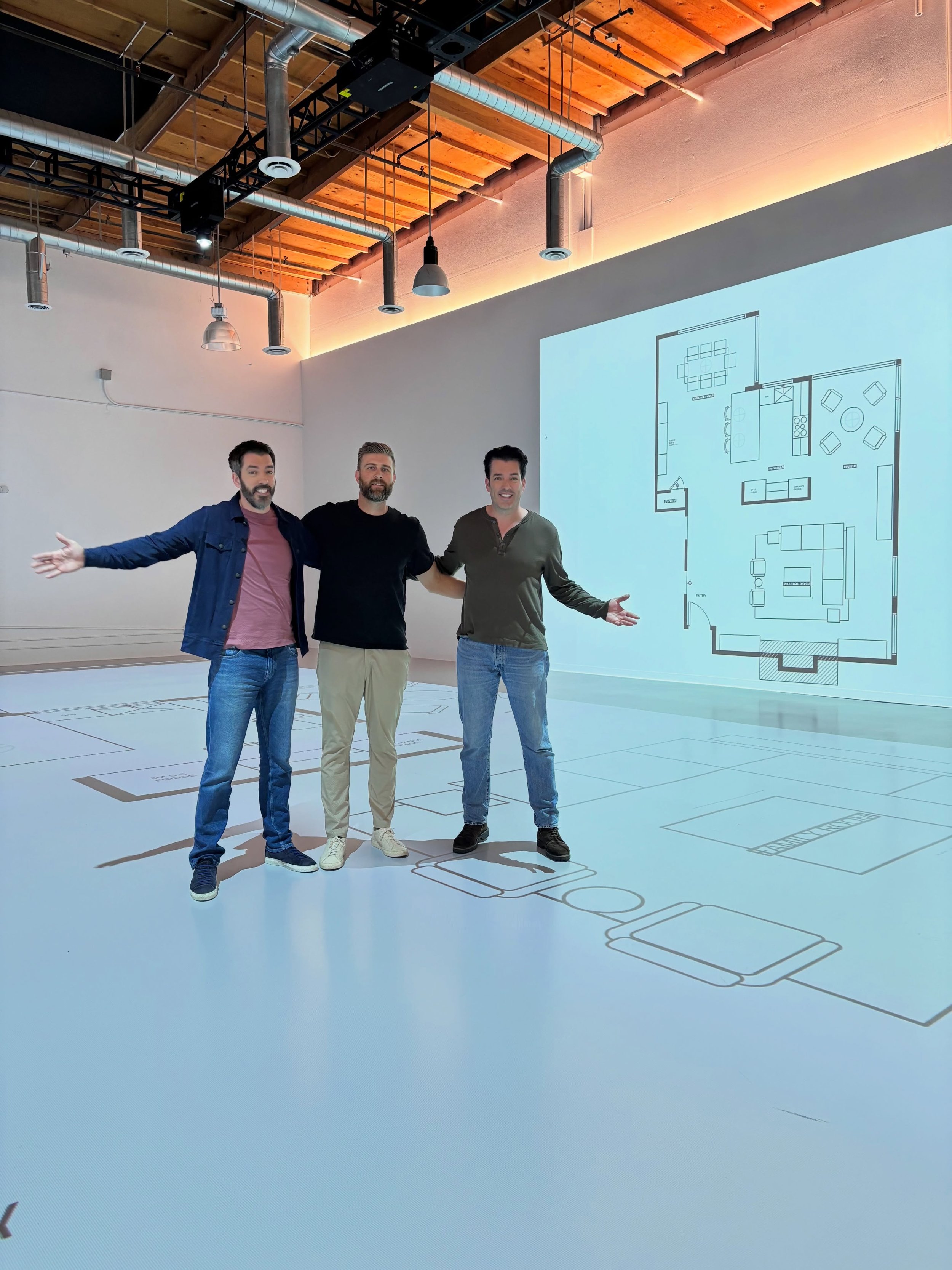 Behind the scenes from WYP on Property Brothers: Under Pressure on HGTV 👀📺 Episode 10: Signed, Sealed, Stressed. 

Seeing Walk Your Plans come to life on the big screen was a full circle moment for our team. 

From blueprint to real life, this epis